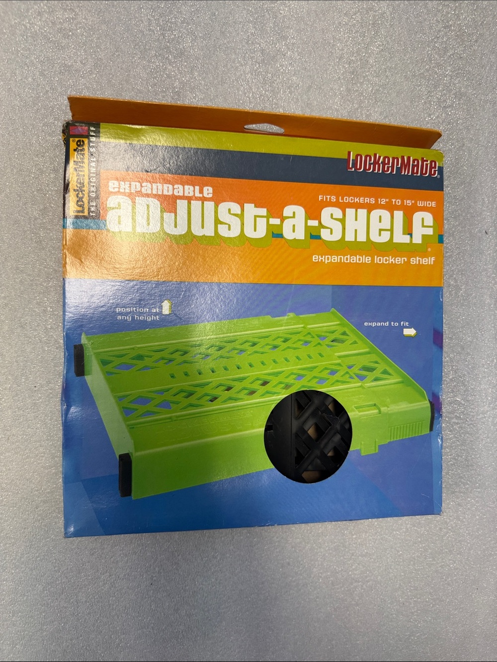 LockerMate Adjust-A-Shelf Expandable Locker Shelf